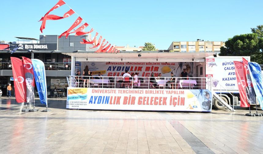 Çerçioğlu'ndan Aydınlı Gençlere YKS Desteği: Tercih Tırı