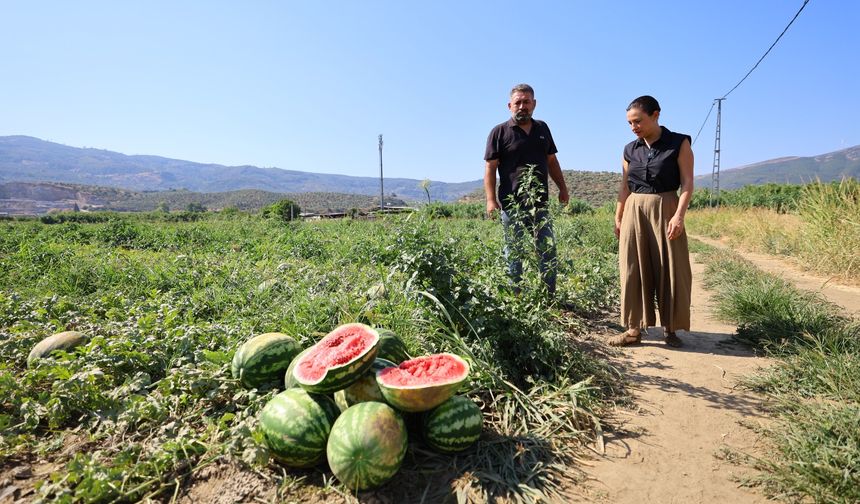 Başkan Sengel'den Karpuz Üreticisine Destek Eli