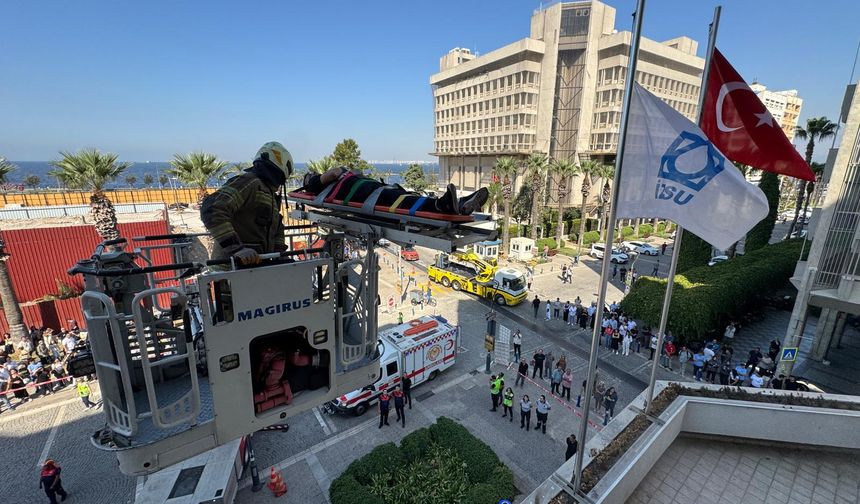 İZSU'da Gerçeği Aratmayan Tatbikat
