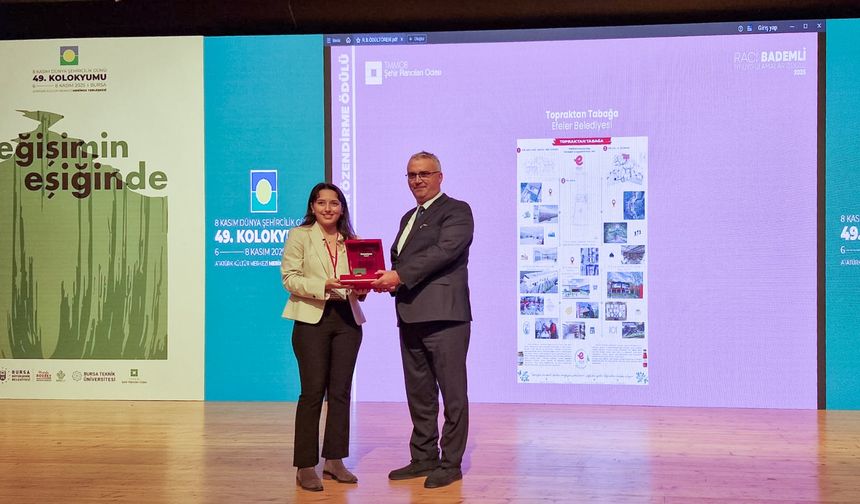 Efeler'in Örnek Projesi Ödülüne Kavuştu