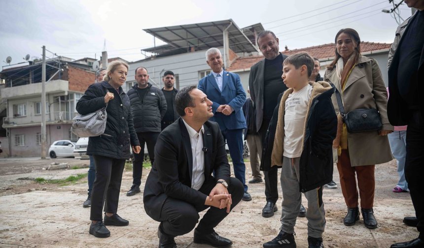 Başkan Eşki, Çamdibi'nde Saha Mesaisinde