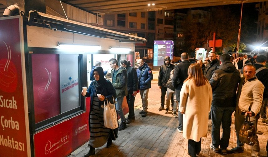 Bornova'da Soğuk Günlere Karşı Sıcak Dayanışma