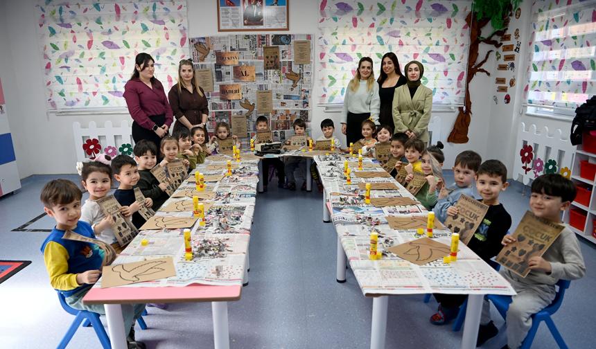 Geleceğin Spikerleri Çocuk Gelişim Merkezi'nde Mikrofon Başına Geçti