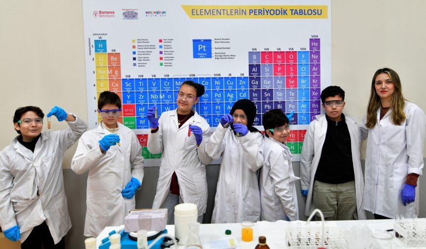 Bornovalı Çocukların Kış Bilim Kampı Heyecanı