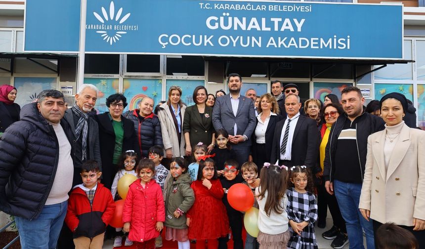 Karabağlar'da 4'üncü Çocuk Oyun Akademisi Açıldı