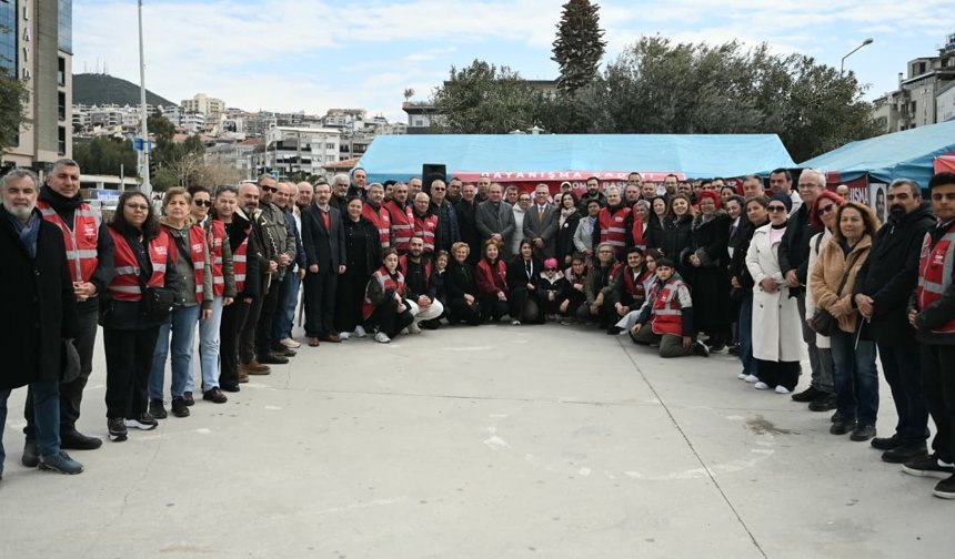 CHP Kuşadası İlçe Örgütü'nün Ömer Günel'e Desteği Büyüyor