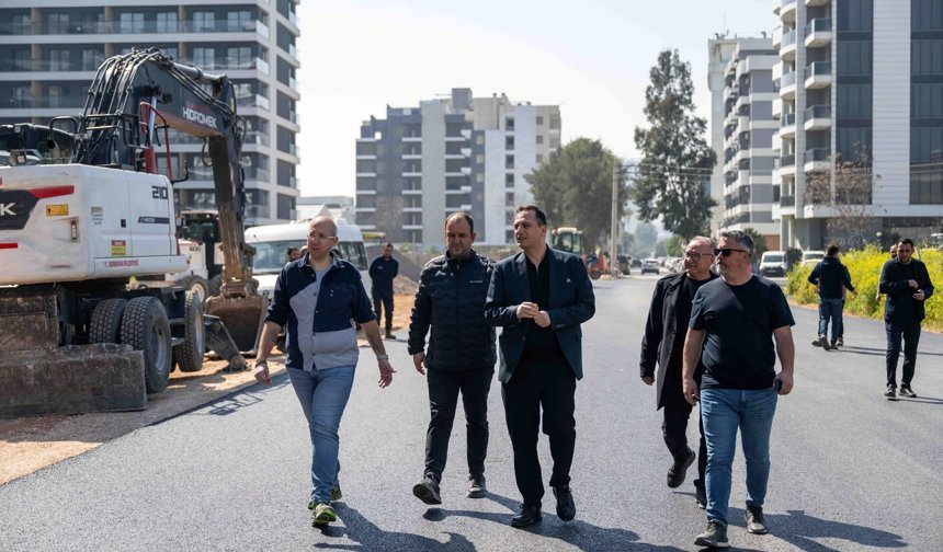 Bornova'da Yol Çalışmaları Hız Kesmiyor