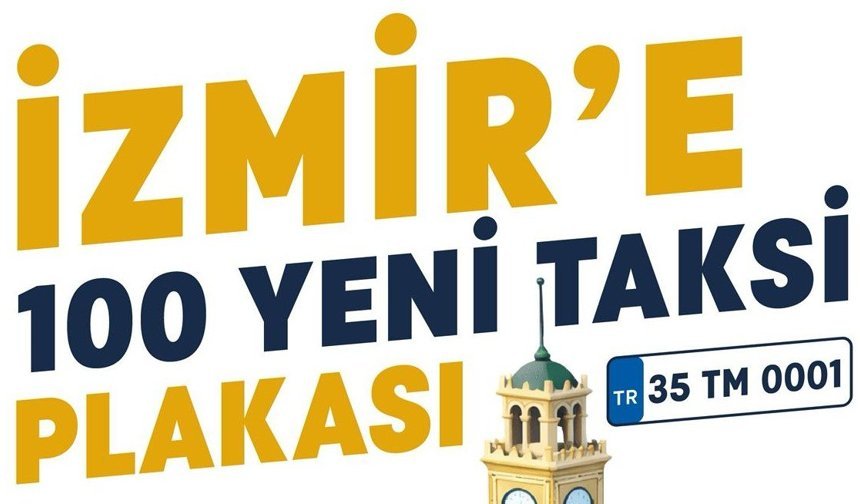 İzmir'in Kent Merkezine 100 Yeni Taksi