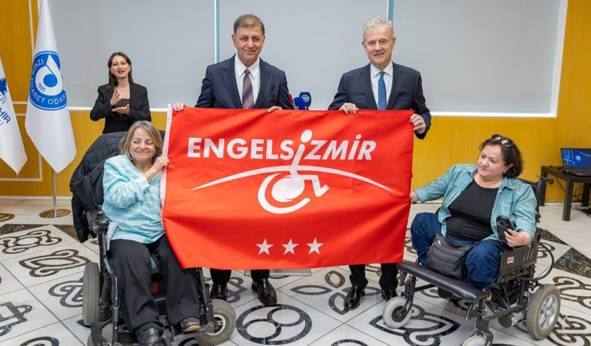 'Engelsiz İzmir'de 98'inci Kırmızı Bayrak İZTO'nun Oldu