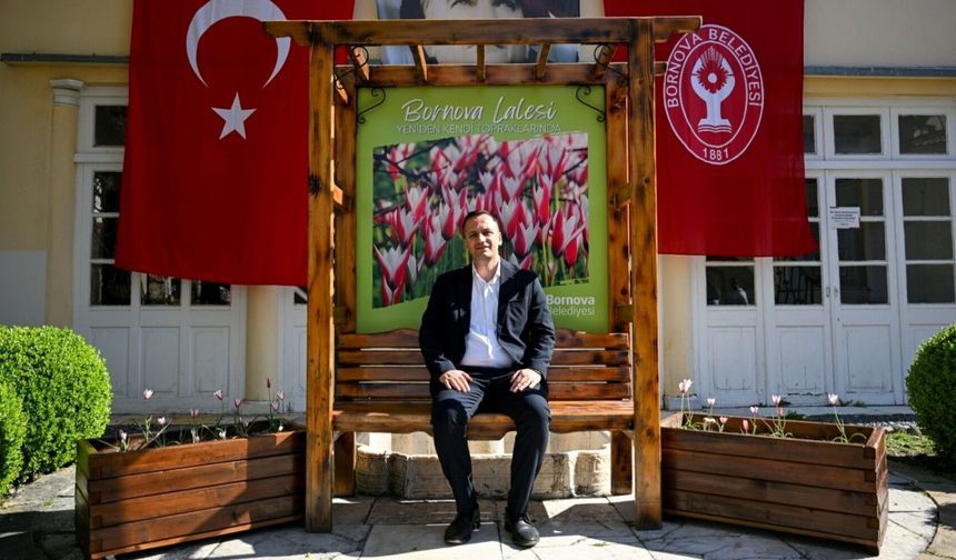 Bornova Lalesi İlçeye Umut ve Renk Getirdi