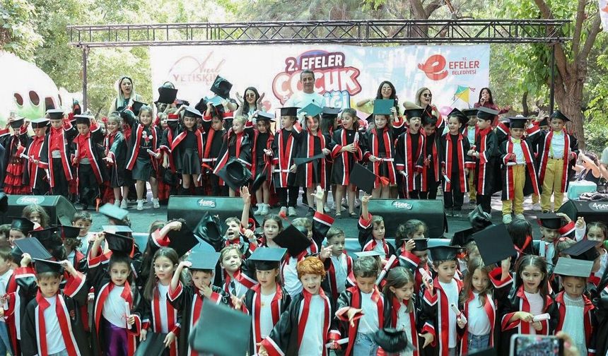 Efeler'de Dev Buluşma: Pınarbaşı'na Çocuk Seli