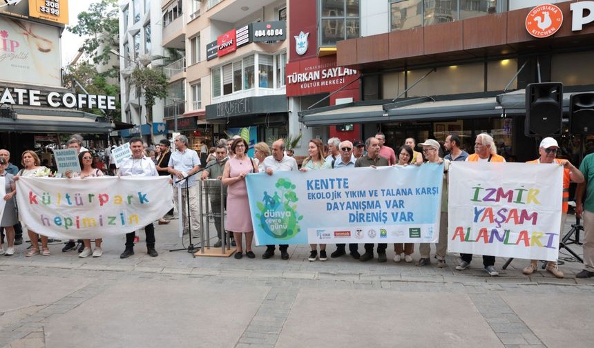 Ekolojik Yıkıma Karşı Konak'tan Ses Yükselttiler