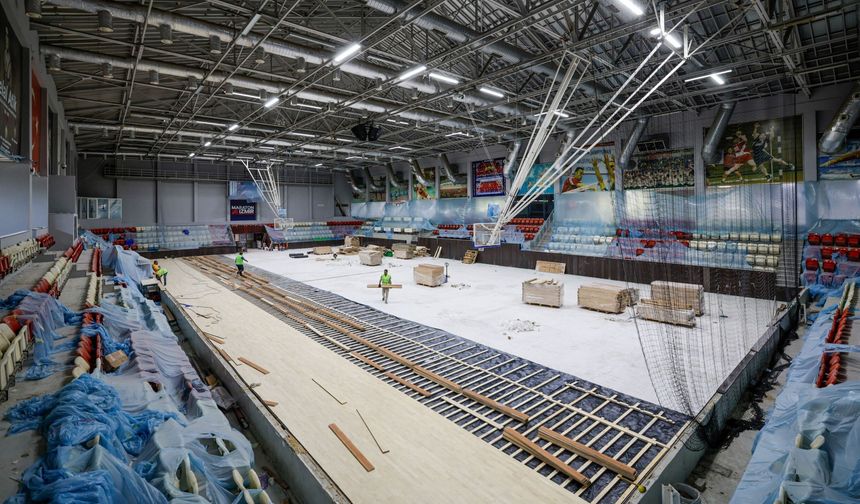 Celal Atik Spor Salonu FIBA Standartlarına Kavuşuyor