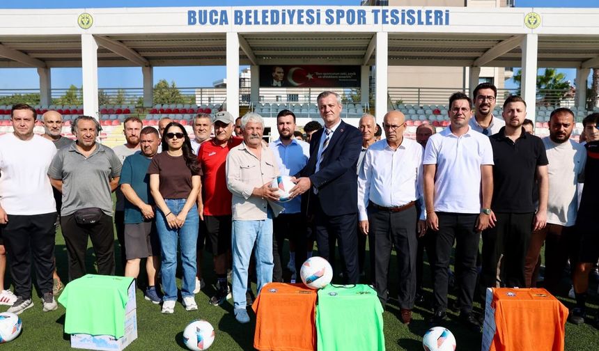 Buca'da Amatör Futbol Kulüplerine Destek