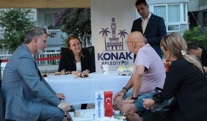 Konak'ta Söz Komşuların: Başkan Mutlu, Mehmet Ali Akman'da Talepleri Dinledi