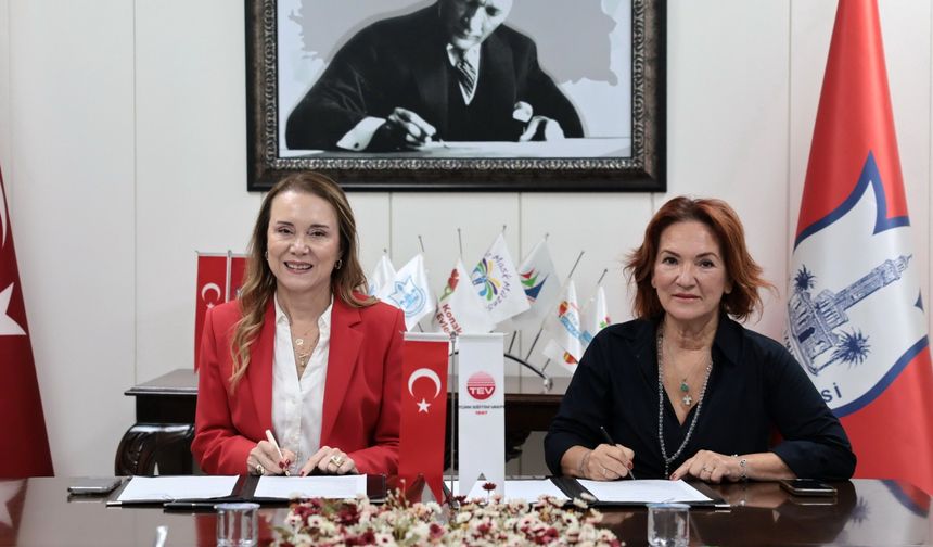Konak Belediyesi ve TEV'den Eğitime Destek