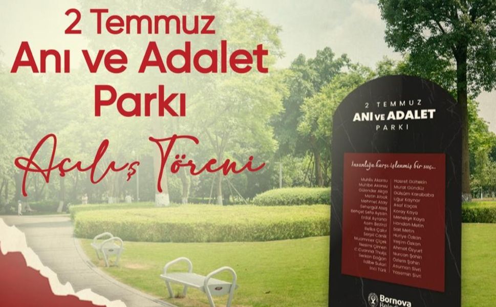 Bornova'da 2 Temmuz İçin Anı, Adalet ve Unutmama Çağrısı